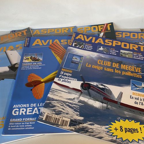Revues Avions : Aviasport 17 exemplaires : n° 528, 533, 539, 543, 545, 549, 551,&hellip;