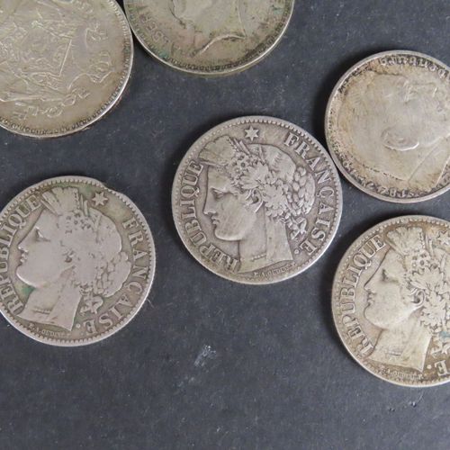 Null Lotto di monete d'argento: 3 x 20 F 1934 e 1 x 1 F 1909 Belgio, 1 x 5 march&hellip;