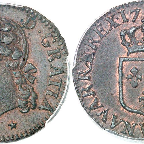 CAPÉTIENS Louis XVI (1774-1792). Demi-sol 1788, W, Lille.
PCGS MS62BN (41820926)&hellip;