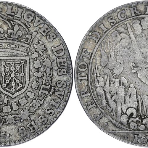 Null JETONS
路易十三（1610-1643）。代币，瑞士和格劳宾登联盟1629年，巴黎。火 - （1160年后）；银 - 5,24克 - 27毫米 -&hellip;