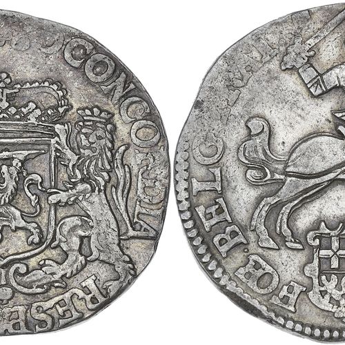 Null 荷兰
乌得勒支，荷兰七省联合共和国（1581-1795）。带骑手的半截棍，16(8)0，乌得勒支。KM.56.2；银 - 16,05 g - 33 m&hellip;