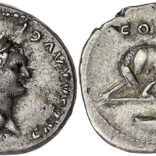 Null ROMAN EMPIRE
Domitian Caesar (69-81). Denarius 77-78, Rome. RIC.961 ; Silve&hellip;