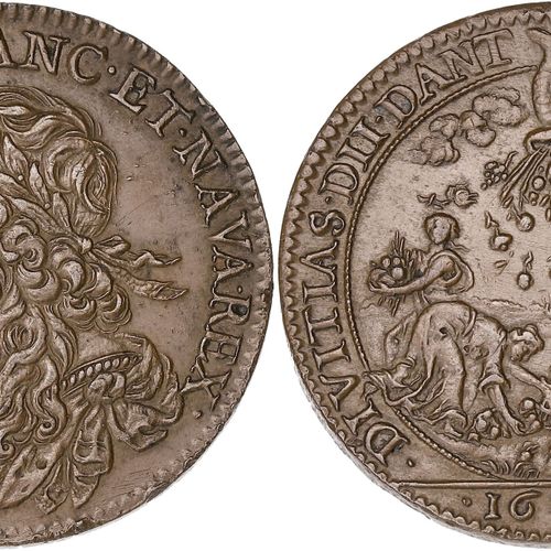 Null JETONS
Louis XIII (1610-1643). Jeton, Louis XIII 1639, Paris. F.12222a ; Cu&hellip;