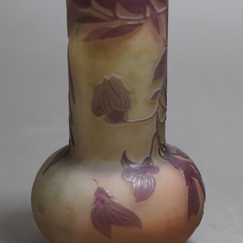 Null 295- Emile GALLE

Vase en verre multicouche à décor de fleurs d'acacia

H :&hellip;