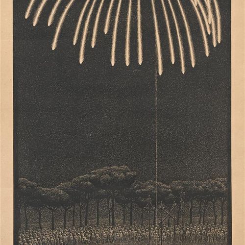 Null Maurits Cornelis Escher (1898-1972)
Feu d'artifice", signé et n° 23/23 en b&hellip;