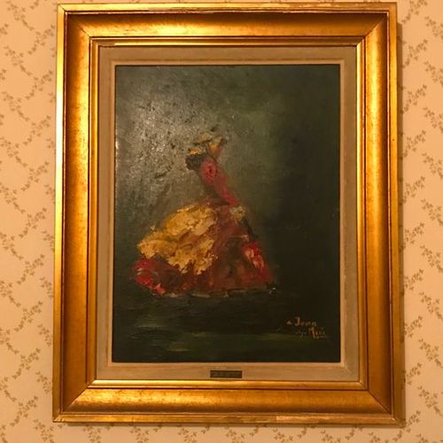 Null Huile sur toile bord de rivière de nuit, 

Huile sur toile femme, 

Huile s&hellip;