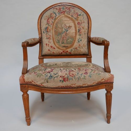 Null Paire de fauteuils 

En partie d'e?poque Louis XVI