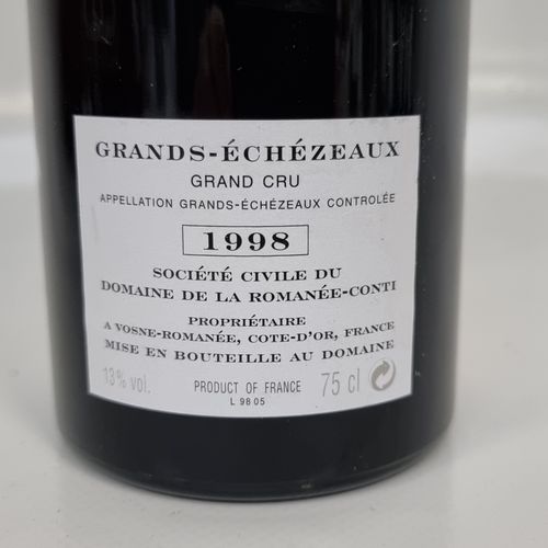 Null 1 B GRANDS-ECHEZEAUX (Grand Cru) 1998 Domaine de la Romanée-Conti (n° 04668&hellip;