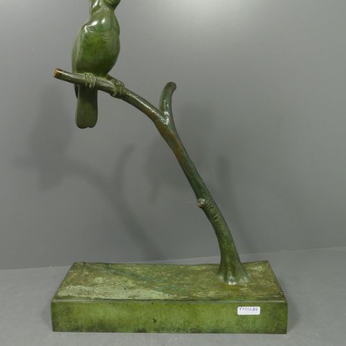 Null DE MEESTER (1904-1995) sculpture en bronze signée " L'oiseau chantant" (40 &hellip;