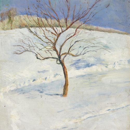 August Macke August Macke

Arbre dans un paysage enneigé
1910

Huile sur toile. &hellip;