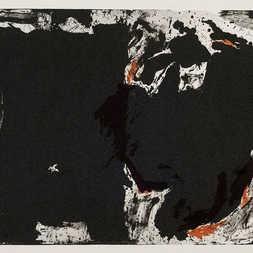 Motherwell, Robert Lament for Lorca. 1982. Lithographie auf Bütten. 17 x 23,5 cm&hellip;
