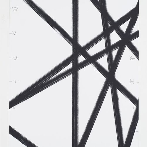 Morellet, Francois o.T. Serigraphie auf glattem Papier. 36 x 25 cm (36 x 25 cm).&hellip;