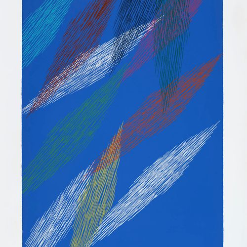 Dorazio, Piero o.T. 1989. Farbserigraphie auf cremefarbenem Bütten. 119 x 79,5 c&hellip;