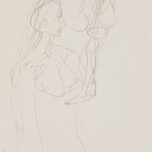 Beuys, Joseph o.T. Granolithographie auf festem Papier. 22 x 15,5 cm (29 x 21 cm&hellip;