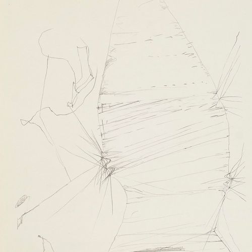 Beuys, Joseph o.T. (Aus: Zeichnungen zu Leonardo Codices Madrid.) Granolithograp&hellip;