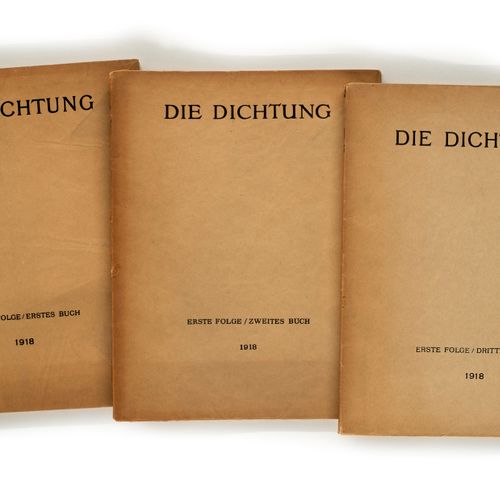 Przygode (Hg.), Wolf Die Dichtung. Erste Folge. Erstes bis drittes Buch. 3 Bde. &hellip;