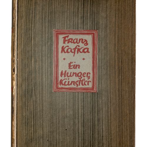 Kafka, Franz Ein Hungerkünstler - Vier Geschichten. Berlin, Die Schmiede, 1924. &hellip;