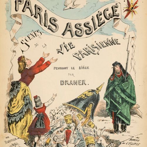 Draner (d.I. Jules Renard) Souvenirs du Siège de Paris. Les Soldats de la Républ&hellip;