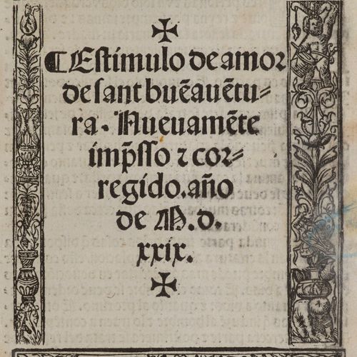 Bonaventura Sammelband mit zwei äußerst seltenen frühen spanischen Drucken von M&hellip;