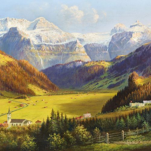 CHRISTELER-MATTI, JAKOB View of Lenk in the Simmental with Wildstrubel.
Oil on c&hellip;