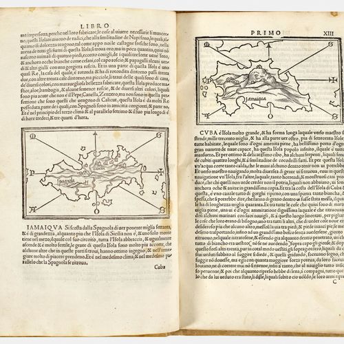 BORDONE, BENEDETTO "Isolario". Federicus Toresanus, Venise 1547. 3 parties en 1 &hellip;