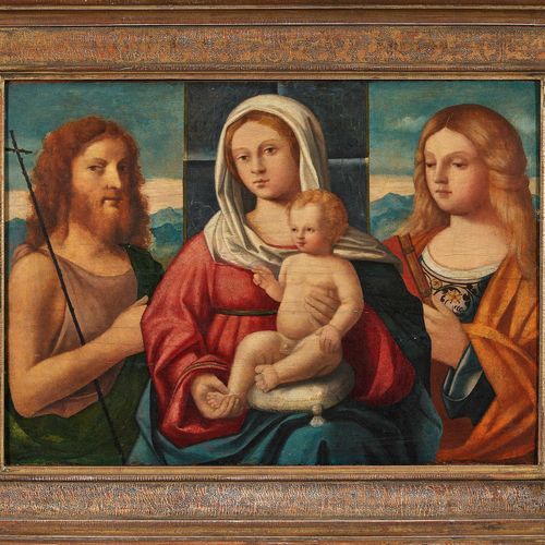 BUSATI, LUCA ANTONIO Maria con il Bambino Gesù, Giovanni Battista e Giovanni Eva&hellip;