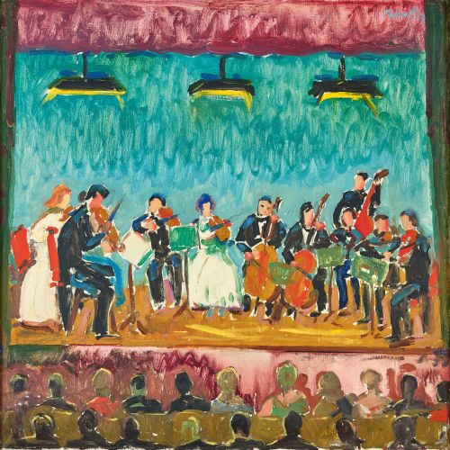 PEDRETTI, TURO (EIGTL. PEDRETTI, ARTURO) "The Festival Strings Lucerne".
Oil on &hellip;