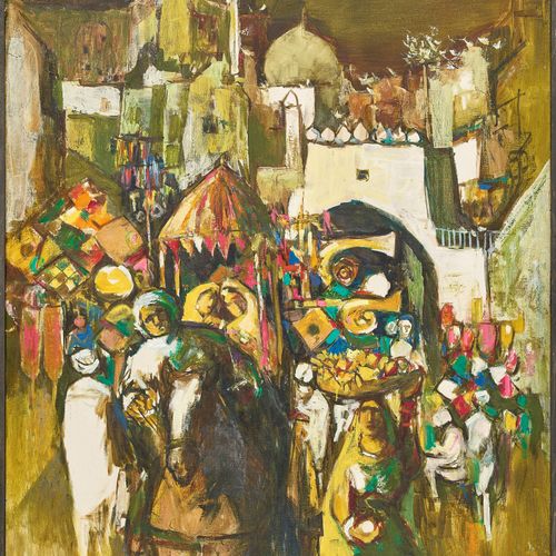 DAS, ARUP Untitled (Indian City).
Oil on canvas,
sig. O.L.,
120x90 cm

Provenanc&hellip;