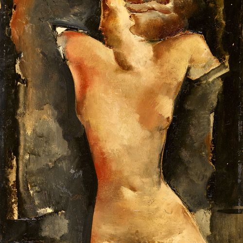 BOSSHARD, RODOLPHE THÉOPHILE Femme nue.
Huile sur carton à peindre,
sig. U.L.,
4&hellip;
