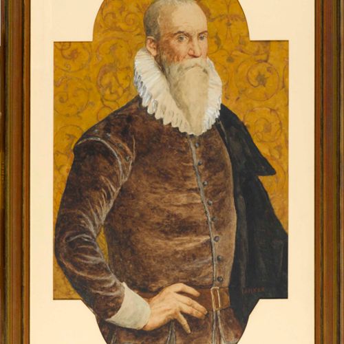 ANKER, ALBERT Portrait d'Ambroise Paré.
Aquarelle,
sig. En bas à droite,
105x81 &hellip;