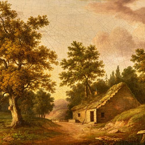 BARKER, THOMAS (GEN. BARKER OF BATH) Idyllische Landschaft mit Bauernhaus.
Öl au&hellip;