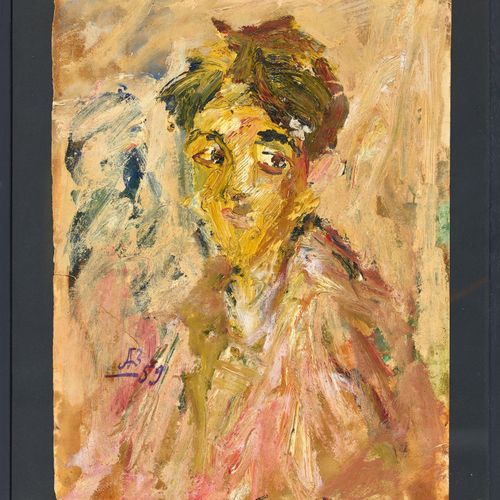 ZVEREV, ANATOLY TIMOFEEVIC Portrait de l'artiste.
Huile sur carton à peindre,
mg&hellip;