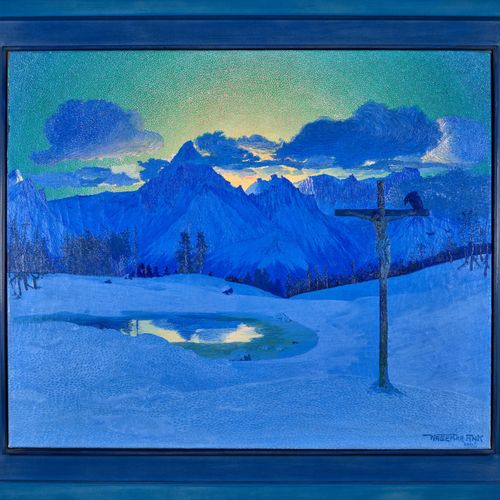 FINK, WALDEMAR THEOPHIL "Let there be light".
Oil on canvas, sig. A. Dat. 1908 u&hellip;