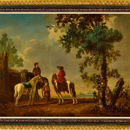 CUYP, AELBERT Cavalier sur une colline.
Huile sur toile, doublée,
63x83 cm

Prov&hellip;