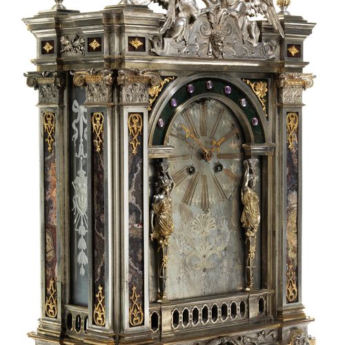 Bedeutende Kaminpendule im Louis XIV-Stil – Exponat der Pariser Weltausstellung &hellip;