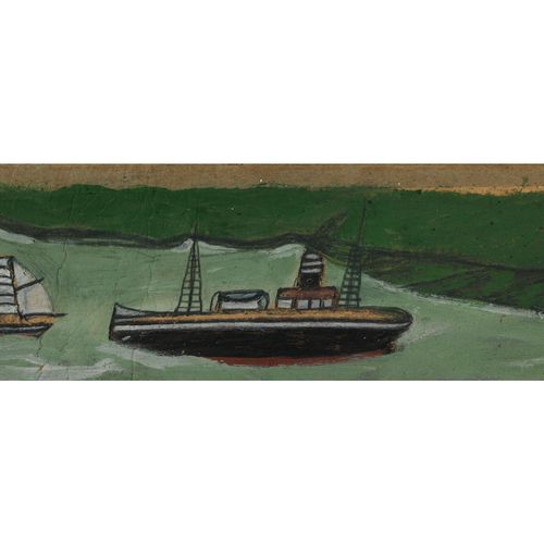 Alfred Wallis, 1855 Devenport – 1942 St Ives Bay, zugeschrieben SCHIFFE UND LEUC&hellip;