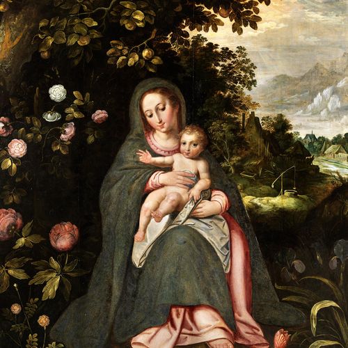 Jan Brueghel d. J. (1601 – 1678) undCornelis Schut (1597 – 1655) MADONNA IM ROSE&hellip;