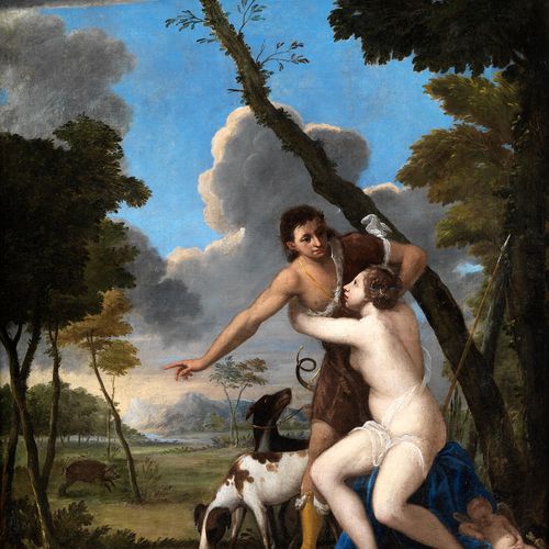 Französischer Meister aus dem Kreis des Simon Vouet (1590 - 1649) VENUS UND ADON&hellip;