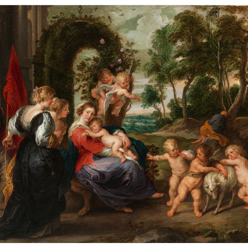 Peter Paul Rubens,1577 Siegen – 1640 Amsterdam, Kreis/ Nachfolge RAST AUF DER FL&hellip;