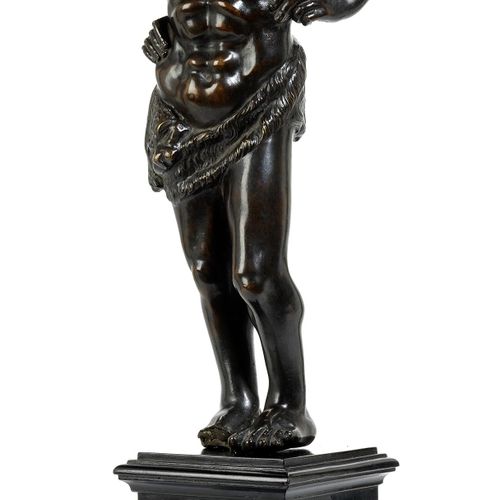 Große Figur eines Herkules Höhe: 39 cm.Sockelmaße: 17 x 17 cm. Frankreich, 18. J&hellip;