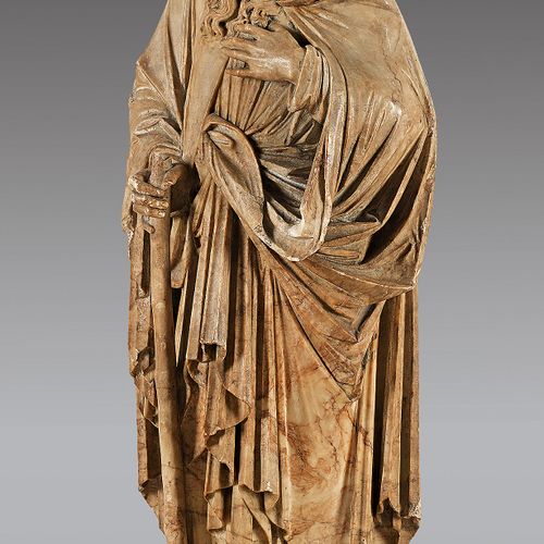 Alabasterfigur eines Apostels Höhe: 111 cm. Italien/ Frankreich, Ende 16. Jahrhu&hellip;