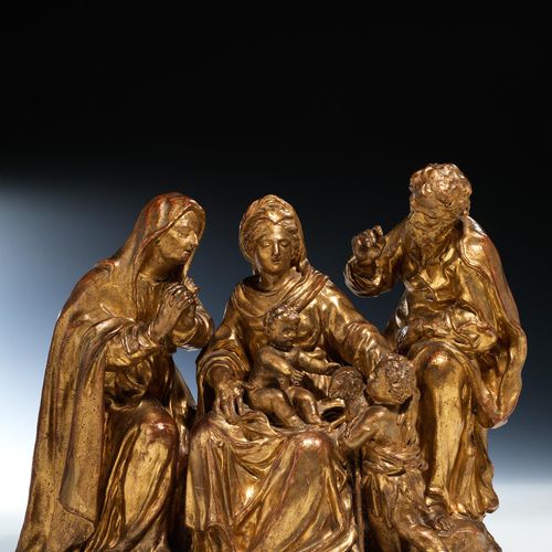 Venezianische Figurengruppedes 17. Jahrhunderts Höhe: 37 cm.Breite: 49 cm. Vened&hellip;