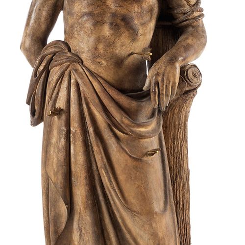 Heiliger Sebastian Höhe: 105,5 cm. Italien, wohl Lombardei, 18. Jahrhundert.Terr&hellip;