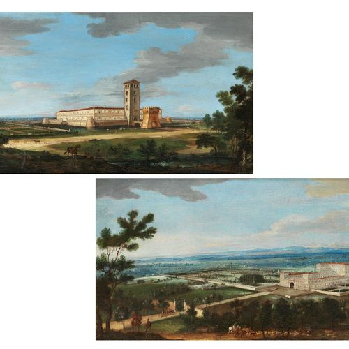 Hendrik Frans van Lint, 1684 Antwerpen – 1763 Rom, zugeschrieben Pair of paintin&hellip;