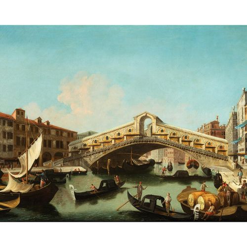 Michele Giovanni Marieschi, 1696/1710 – 1743 Venedig LE PONT DE RIALTO À VENISE &hellip;