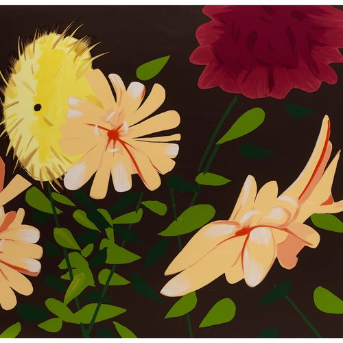Alex Katz, geb. 1927 New York LATE SUMMER FLOWERS, 2013 Sérigraphie en couleur. &hellip;