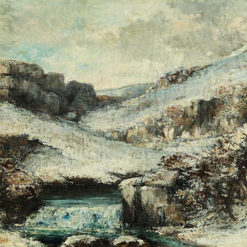 Gustave Courbet, 1819 Ornans – 1877 La Tour de Peilz PAYSAGE DE FRANCHE-COMTÉ SO&hellip;