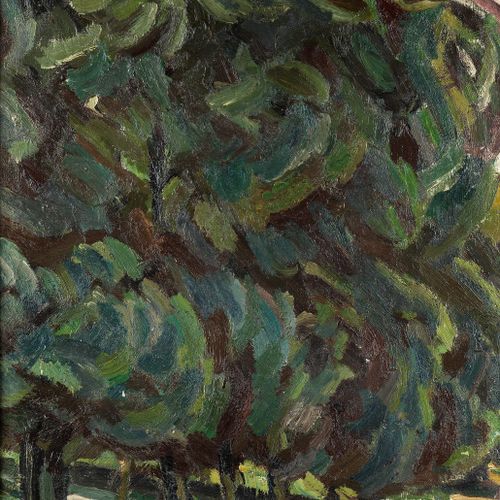 Maurice-Albert Loutreuil, 1885 – 1925 LES GRANDS ARBRES Huile sur toile. 
 70 x &hellip;