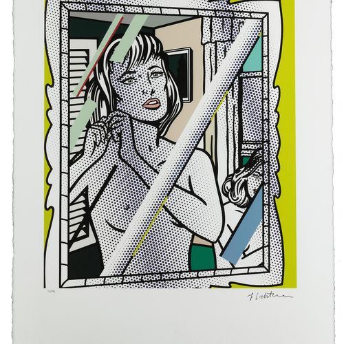 Roy Lichtenstein, 1923 New York – 1997 ebenda FILLE DEVANT UN MIROIR DE SALLE DE&hellip;