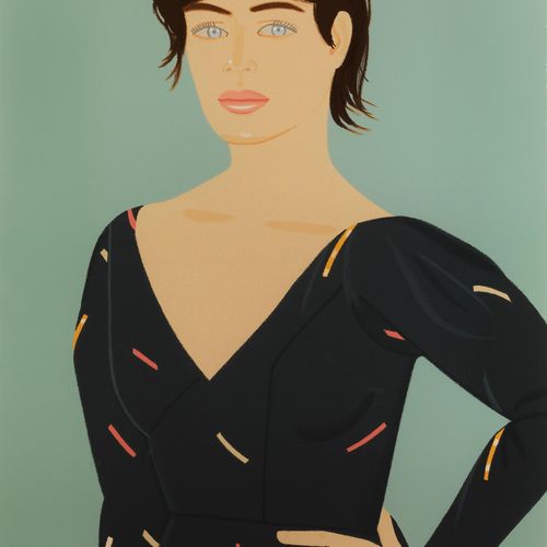 Alex Katz, geb. 1927 New York GREY DRESS, 1992 Sérigraphie en couleurs. 
 Sur vé&hellip;